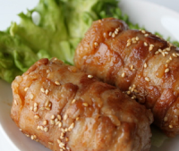 お花見 肉巻き