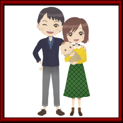 母の日 メッセージ 家族写真