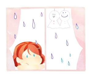 雨の日 ディズニー