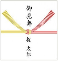 のし 結切 5本 熨斗なし