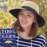 100%完全遮光帽子