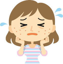 ニキビ 赤い 治らない