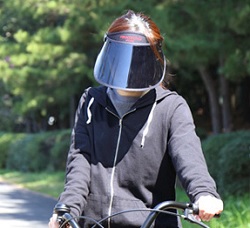 日焼け防止サンバイザー