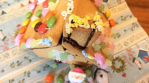お菓子の家 デコレーション 屋根