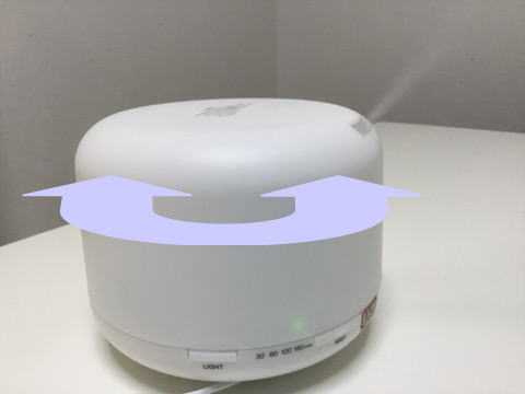 回転する吹き出し口